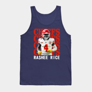 Kansas City Chiefs Rashee Rice 4 Tank Top